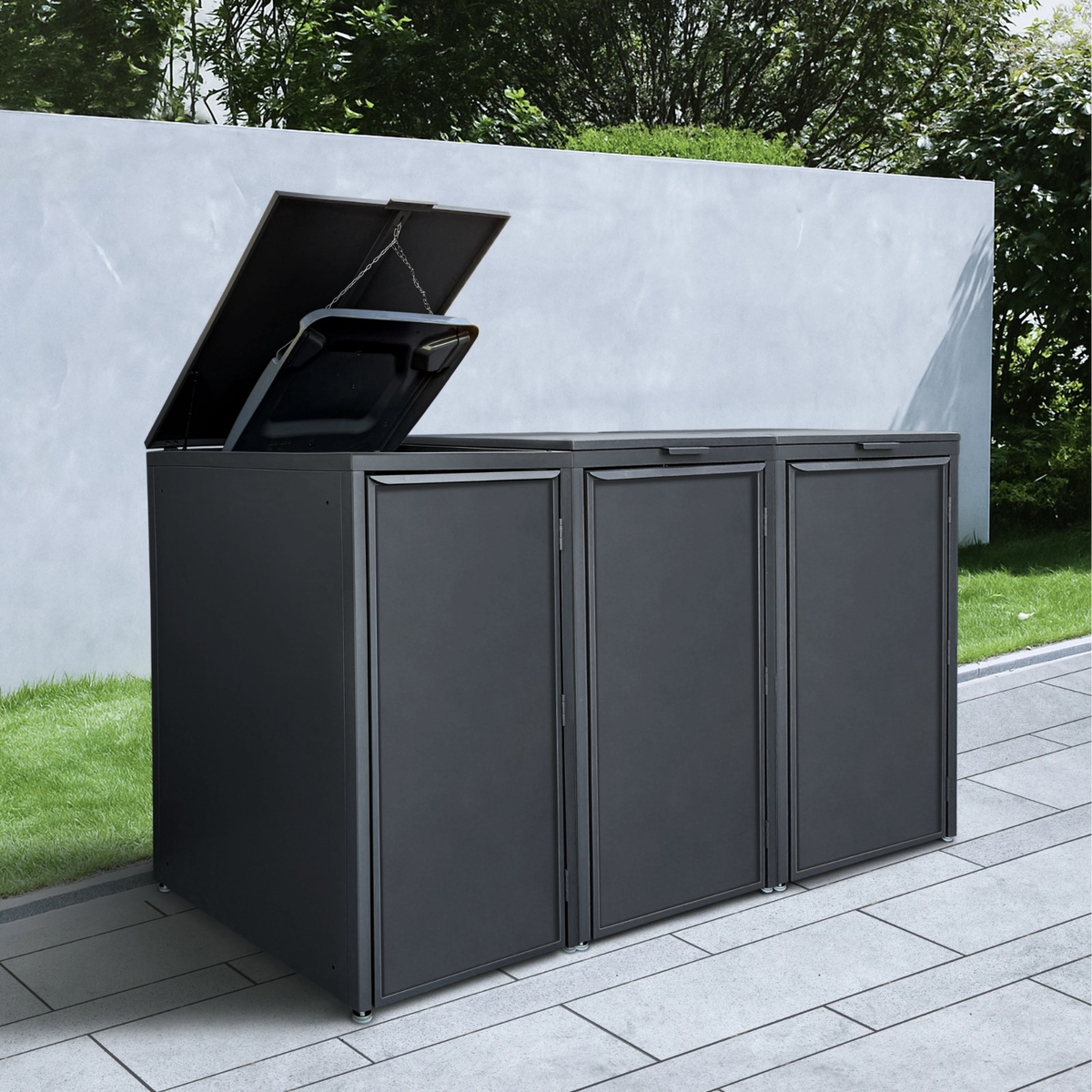 TRIPLE BIN STORAGE
