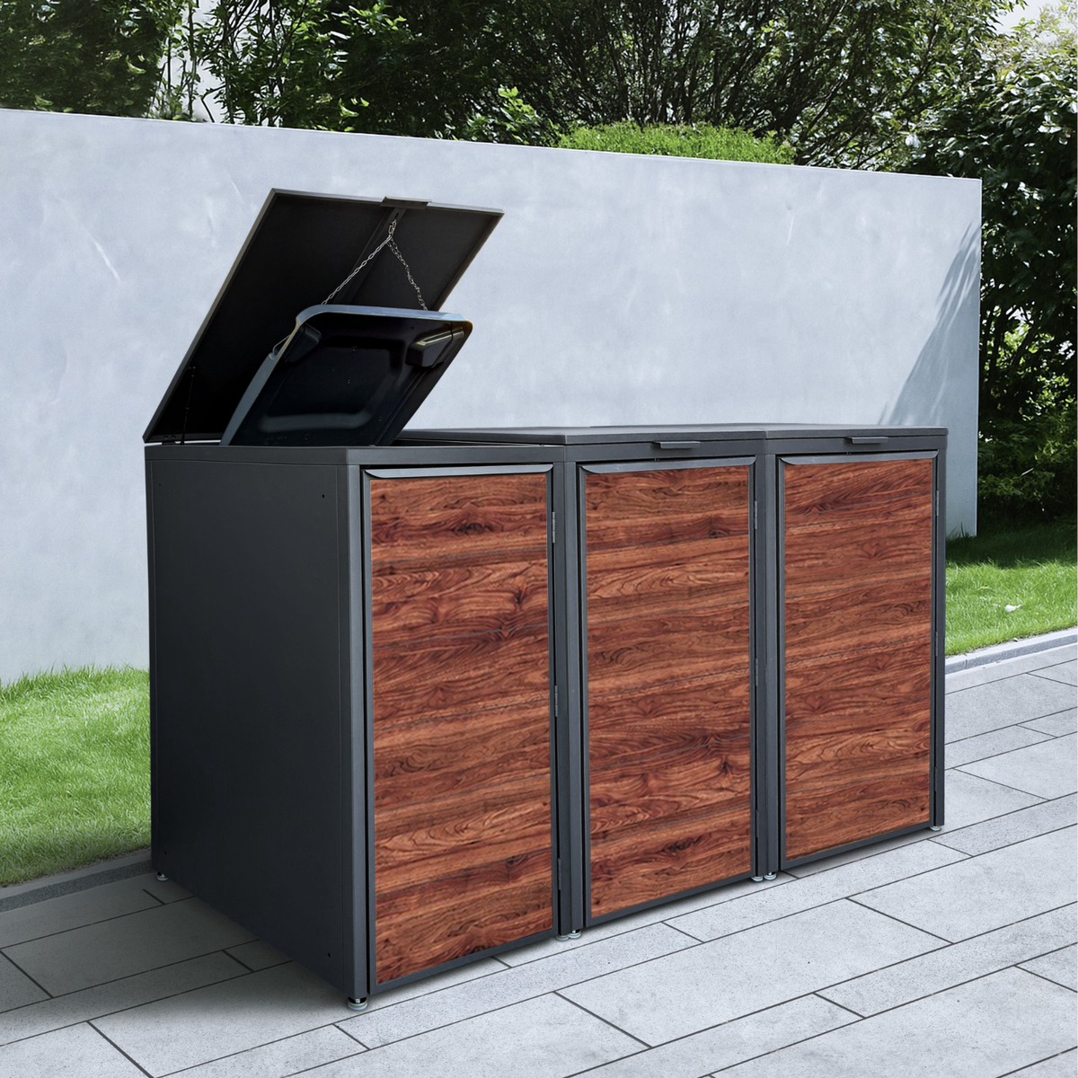 TRIPLE BIN STORAGE