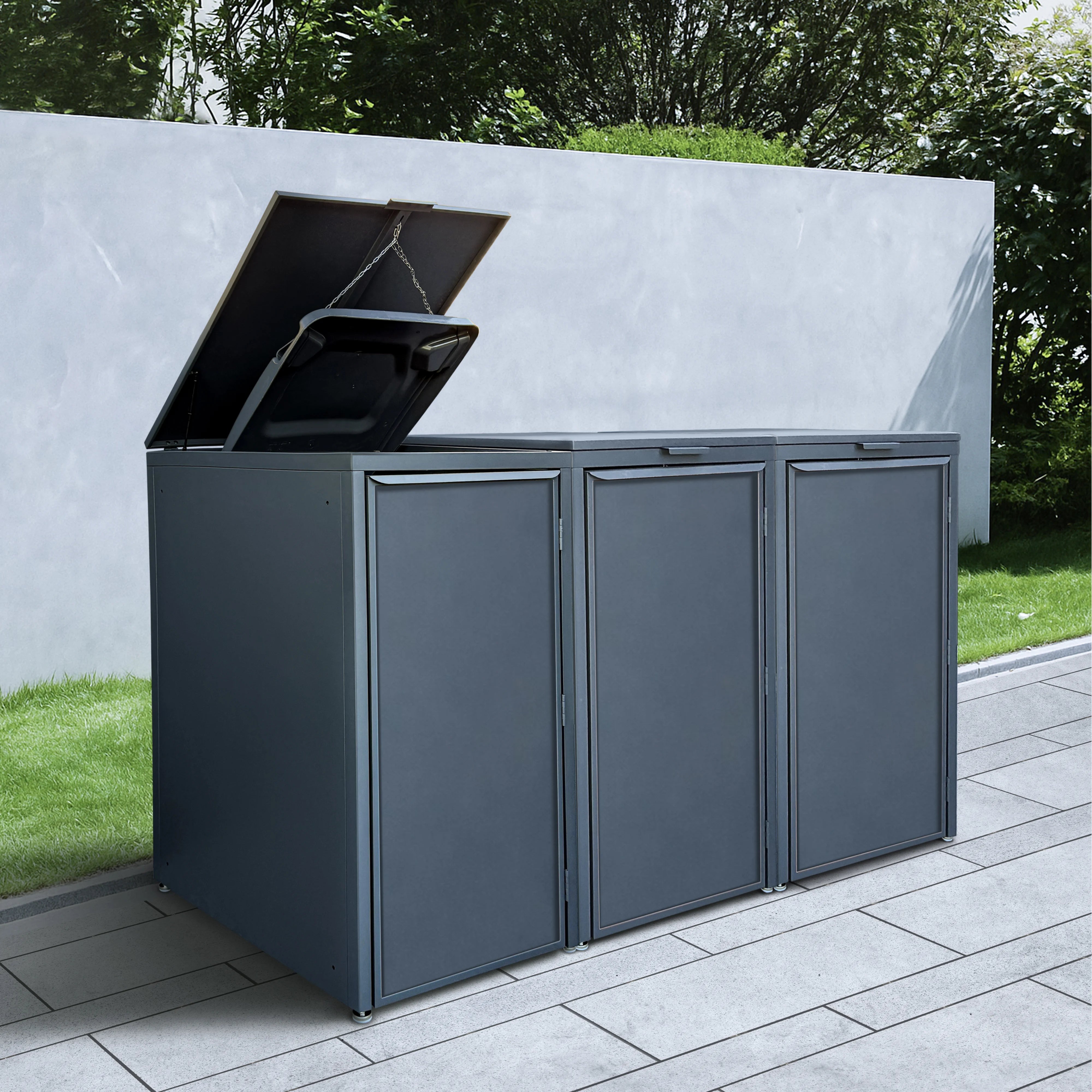 TRIPLE BIN STORAGE
